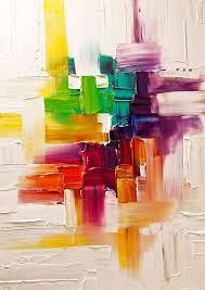 Original Contemporary Modern Abstract Painting On Canvas Colorful Palette Knife By Osnat 36x24 Original Abstract Art Painting Original Abstract Art Abstract Art Painting