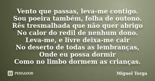 Miguel Torga Folhas De Outono Miguel Torga Poemas Famosos