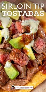 Sirloin Tip Steak Beef Tostadas In 2020 Best Beef Recipes Beef Recipes Tostadas