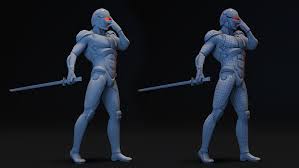 Cyborg Ninja Gray Fox From Metal Gear Solid 3d Model For Posing Printing Or Viewing Includes Pbr Materials And Texture Metal Gear Solid Metal Gear Mech Suit
