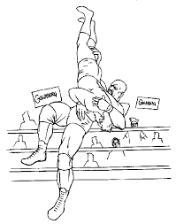 Printable wwe wrestling coloring page. Coloring Pages Of Wwe Wrestlers Coloring Home