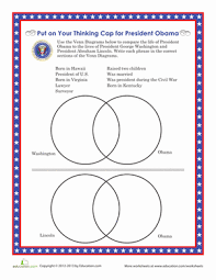 Presidential Comparison Chart Worksheet Education Com