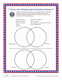 presidential comparison chart worksheet education com