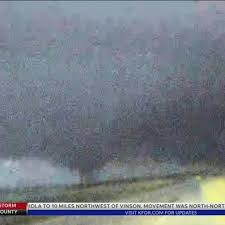 Severe storms roll into Oklahoma