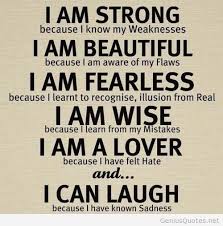 Strong beautiful and laugh quote / Genius Quotes on imgfave via Relatably.com