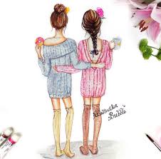 Coloriage licornes à imprimer sur hugolescargotcom. Friend Drawings Bff Best Friend Cartoon Novocom Top