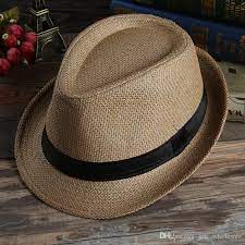 Men Women Panama Straw Hats Fedora Stingy Brim Hats Soft Vogue For Unisex Summer Sun Beach Caps Linen Jazz Hats For Men Straw Cowboy Hat Women Fedora