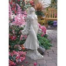 Flora Goddess Of Gardens By Carlo Bronte The Muse Of All That Blossoms The Goddess Flora Is Especially Revered Garden Statues Sculpture Garden Sculpture