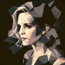 Emma Watson in the Art Style of Aaron Douglas