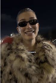 Hailey Bieber Attends Paris Fashion Week