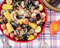 This is the most fun you can have with your seafood. Pressure Cooker Clambake Elle Talk