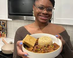 Vegan Red Beans & Quinoa With Plant-Based Cornbread–Our Place