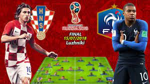 All match highlights and goal videos are available in epicsports telegram channel. 2018 Fifa World Cup Final France Vs Croatia Lineups Score Predictions Youtube