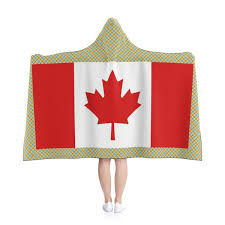 Hooded Blanket Canada Flag Canadian Clothing For Patriots 2