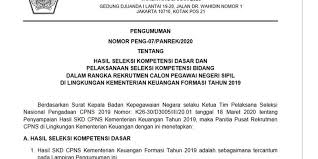 Diketahui, kementerian luar negeri mengalokasikan 132 kursi yang terdiri dari 14 formasi jabatan pada seleksi cpns kali ini. Hasil Skd Cpns Kementerian Keuangan Diumumkan Ini Rinciannya Halaman All Kompas Com