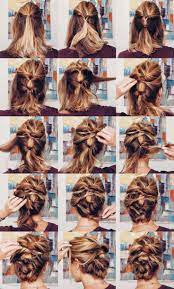 Twisted Messy Lob Updo Which I Promise Took Under Five Minutes Lob Hairstyle Lob Styling Mess Hair