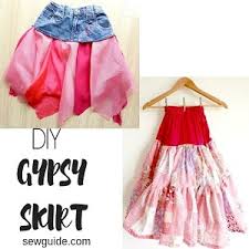 In the first post, we showed you how to make an organza ghost cape. Make A Gypsy Skirt 2 Easy Ideas Sew Guide