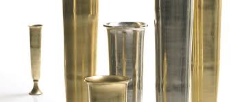 Accent Decor Milan Vase 6 5 X 29 Gold Tall Gold Vases Vase Silver Vase