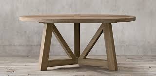 Salvaged Wood Beam Round Table Restoration Hardware Mesas Redondas De Madera Mesas De Comedor Muebles De Madera