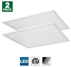 Sunlite Led Light Panel 1x1 Foot 15w 3500k Warm White Dimmable 2 Pack Contemporary Flush Mount Ceiling Lighting By Bulb Center