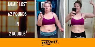 jaimie lost 62 pounds with insanity