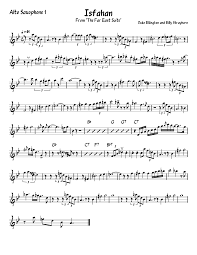 Isfahan Sheet Music For Saxophone Alto Solo Musescore Com