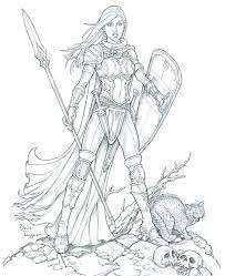 Here Is My Ridiculously Huge Character Art Folder Enjoy Warrior Drawing Character Art Coloring Books