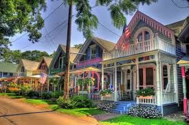 Martha S Vineyard Cape Cod Take A Day Trip On The Ferry To See The Gingerbread Houses Worth The Trip Cape Cod Vacation Places To Go Places To Travel