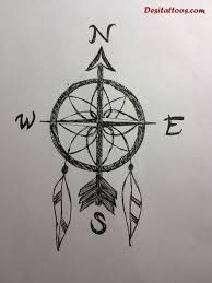 Trendy Compass Tattoos Sketch Desitattoos Com Tatouage Disney Dessin Attrape Reve Tatouage Croquis