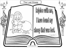 This early exposure to boundaries in print, will be a huge help when handwriting time comes around, and the child has to respect the boundaries of the preprinted. Coloring Pages Of The Lost Sheep Coloring Home