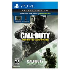 When playing on ps5, this game may exhibit errors or unexpected behaviour and some features available on ps4 may be absent. Call Of Duty Infinite Warfare Legacy Edition Prestige Icon Pack Playstation 4 6 00603e 11 Best Buy