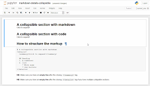 How To Add A Collapsible Section In Markdown Github