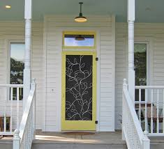 The average porch is roughly 270 square feet. Decorative Screen Doors Add A Personal Touch To Your House Exterior