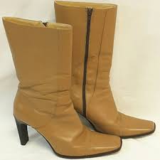 Charles David Square Toe Boots Size