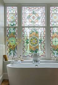 Bathroom window privacy window stained glass bathroom glass block windows window remodel bathroom window coverings bathroom scottish stained glass specializes in custom residential stained glass designed for homes across the country. 45 Modern Window Treatment Ideas For Privacy And Style Digsdigs