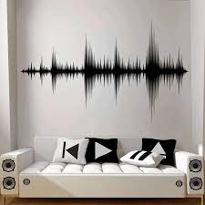 Decal #6110 the great wave off kanagawa. Audio Wave Wall Decal Sound Wave Wall Sticker Recording Studio Music Producer Room Decor Bedroom Wallpaper Removable A426 Wall Stickers Aliexpress