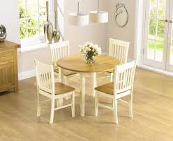 Buy The Genoa 100cm Drop Leaf Extending Dining Table Set With Chairs At Oak Furniture Superstore Round Extendable Dining Table Dining Table Chairs Dining Table