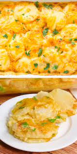 Cheesy Potatoes Easy Cheesy Scalloped Potatoes Scalloped Potato Recipes Potato Side Dishes