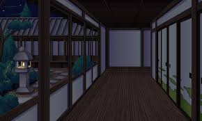 Anime refers to traditional japanese cel animation, but is also used to describe those animations which. Anime Landscape Classic Japanese House Outdoor Hallway Anime Background