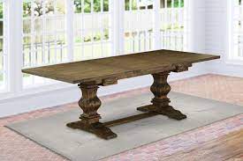 This item may be purchased as part of the full 7 piece dining set sold separately. Greyleigh Reign Extendable Rubberwood Solid Wood Trestle Dining Table Wayfair