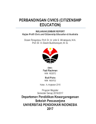 Sekolah luar biasa (slb) mutiara bunda. Pdf Profil Civic And Citizenship Education Di Australia