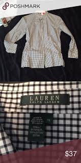 Black And White Square Pattern Shirt Snazzy Black And White Graphic Ralph Lauren Shirt Ralph Lauren Shirts Ralph Lauren Tops