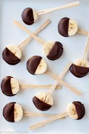 After School Snack Chocolate Banana Pops Domestic Fits Recette Idee Recette Collations Banane Chocolat