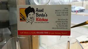 As a result, aunt bertha is full of. Logo Picture Of Aunt Berta S Kitchen Oaklyn Tripadvisor