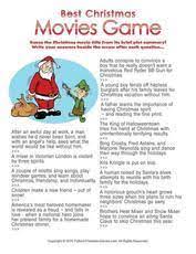 When a charlie brown christmas won an emmy for outstanding children's program in 1966, only lee mendelson and bill melendez were called up to accept the award, but they made sure that charles schultz was with them to give the acceptance speech. Christmas Trivia Games Printable Christmas Party Games