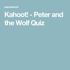 Kahoot Peter And The Wolf Quiz Teaching Music Kahoot Music Classroom