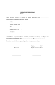 Contoh surat pernyataan tidak terikat pekerjaan lain. Surat Keterangan Belum Bekerja