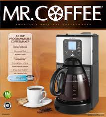 Mr Coffee Ftx41 12 Cup Programmable Coffeemaker Black And Chrome Coffee Maker Best Coffee Maker Brewing