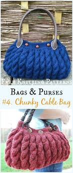 Red heart waves tote bag skill level: Bags Purses Free Knitting Patterns