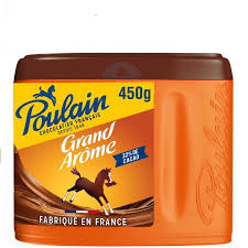 Fait avec du cacao en poudre et des ingrédients simples. Chocolat En Poudre Poulain Grand Arome 500g